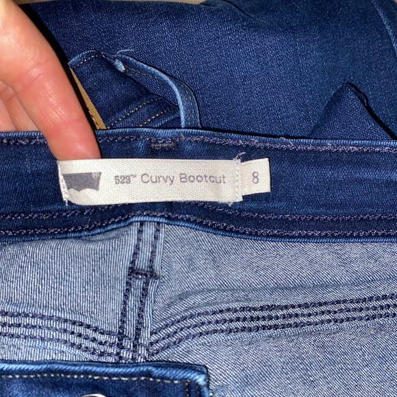Levi’s 529 Curvy Bootcut Jeans Size 8 - Picture 6 of 7
